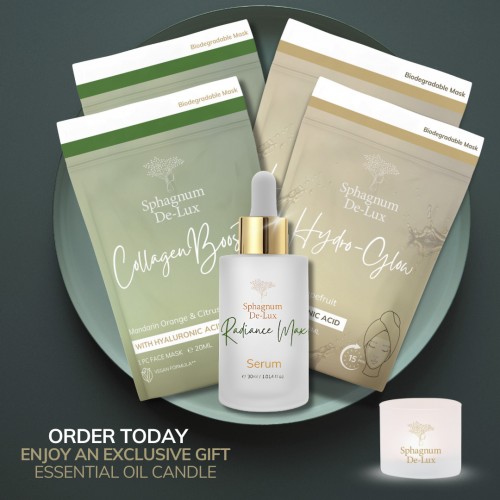 Sphagnum De Lux skincare – 100% organic Sphagnum moss formulated